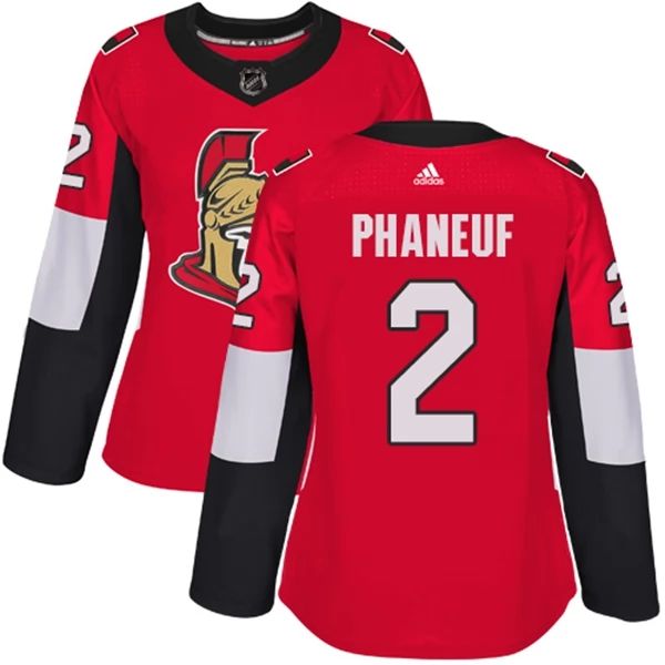 Damen Ottawa Senators Trikot Dion Phaneuf 2 Rot Authentic